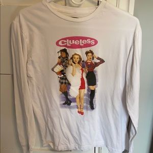 long sleeve clueless movie t shirt